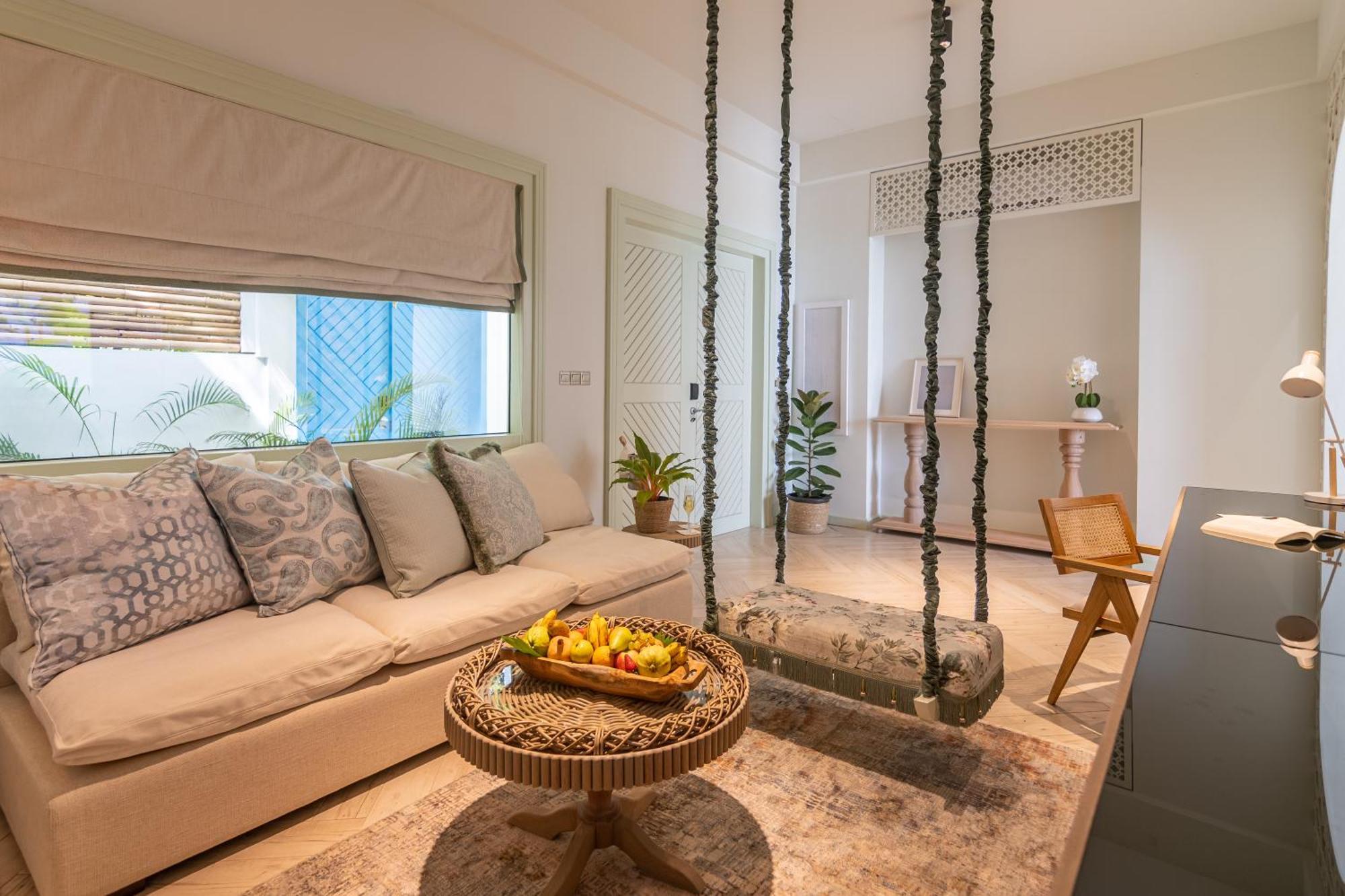 Malahini Kuda Bandos Resort Hulhumale Ngoại thất bức ảnh A living room in a villa at the resort